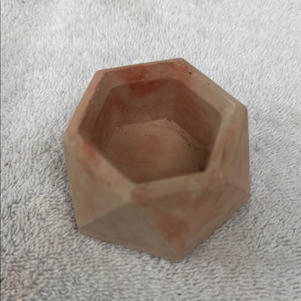 Geometric Terracotta Planter